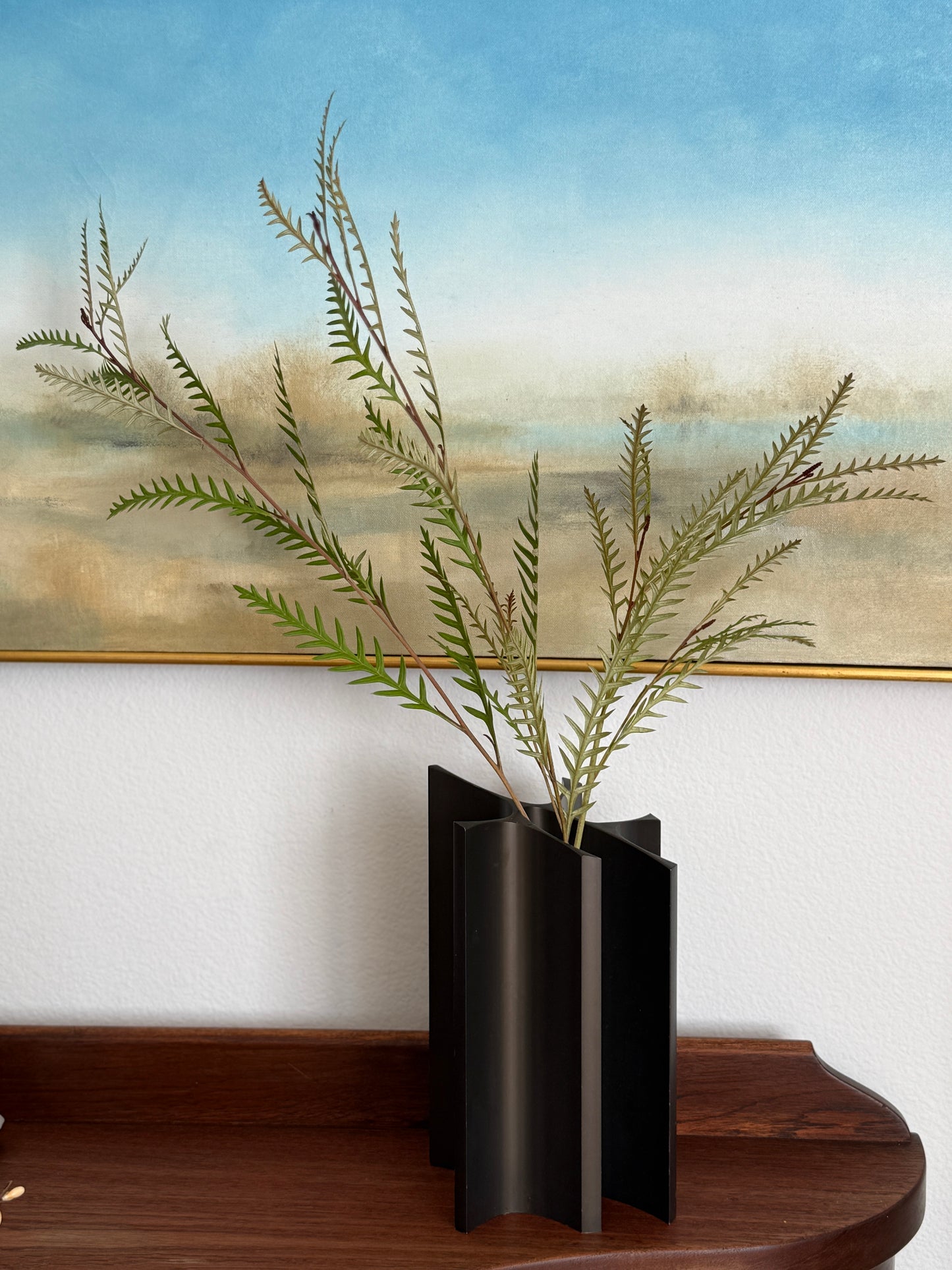 Metal Sculptural Vase