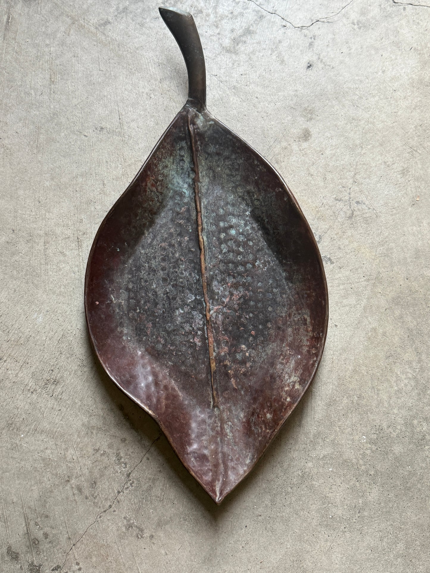 Metal Leaf Platter