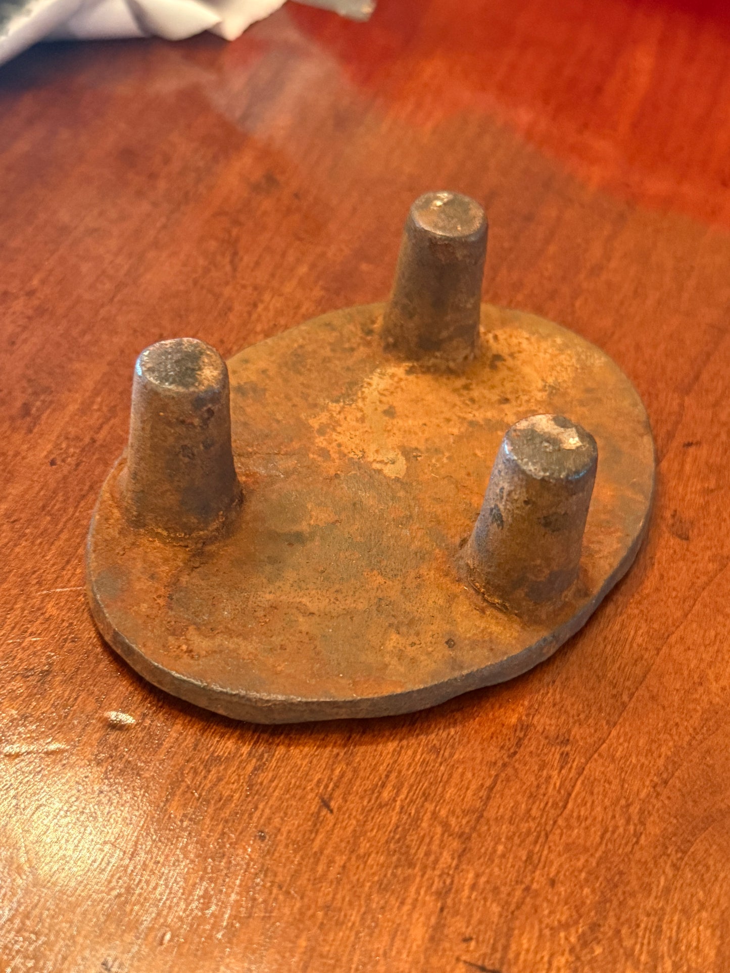 Hammered Iron Mini Pedestal
